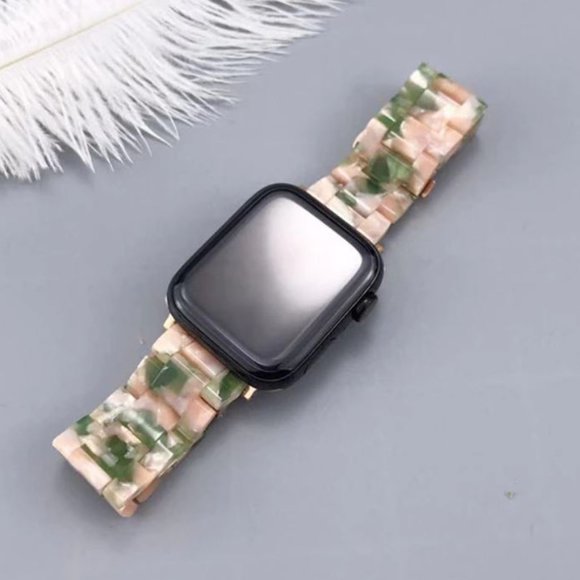 NEW Resin Marble Strap Band for Apple Watch - Picture 3 of 4